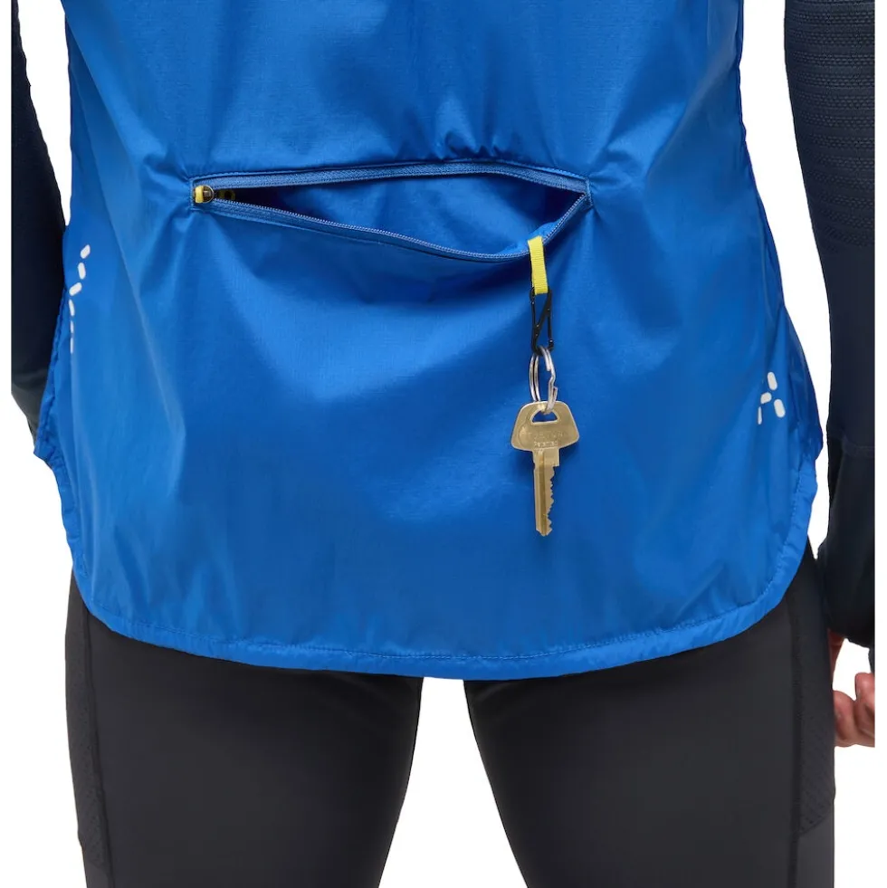 Haglöfs L.I.M Intense Trail Donzen Bodywarmer Heren - electric blue 5Q1
