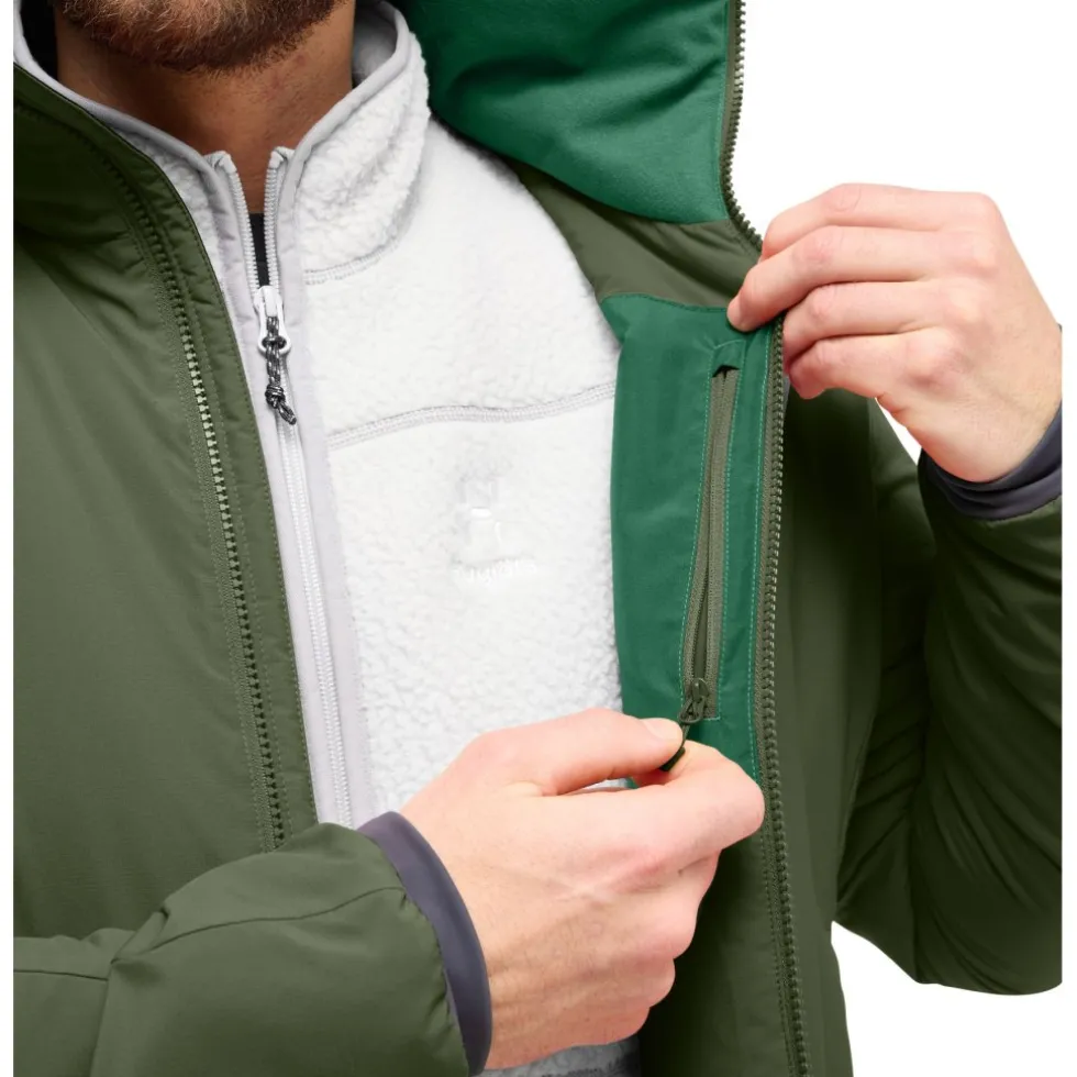 Haglöfs Mimic Alert Jas met capuchon Heren - seaweed green 4Q9