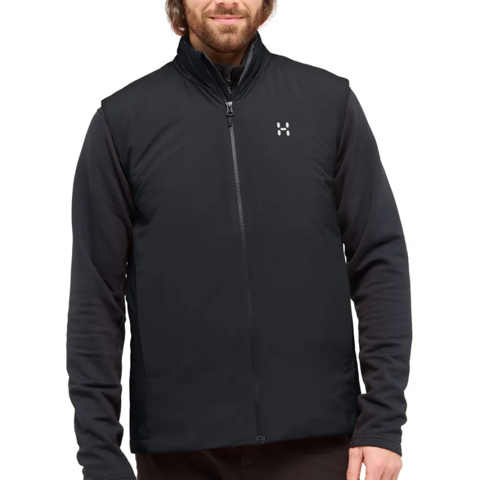 Jacks|Jassen & Vesten < Haglöfs Mimic Alert Vest Heren - true black 2C5