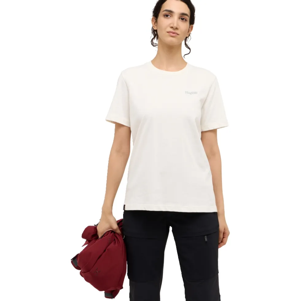 Haglöfs Shirt Dames - soft white 2C4