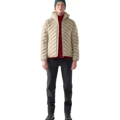 Haglöfs Särna Mimic Jas met Capuchon Dames - chalk beige 5S9