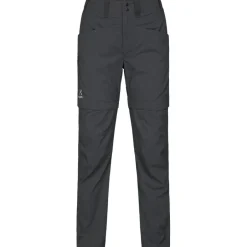 Broeken & Rokken < Haglöfs Lite Standard Zip-Off Broek Dames - magnetite 2AT