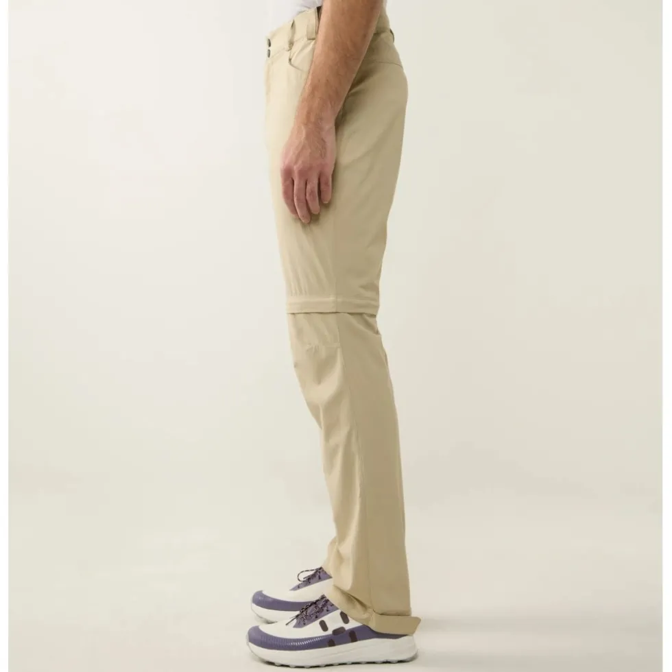 Haglöfs Lite Standard Zip-Off II Broeken Heren - chalk beige 5S9