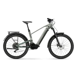Elektrische Fietsen < Haibike ADVENTR 4 - HIGH - 27.5" Trekking E-Bike - 2026 - gossy grey / baboo