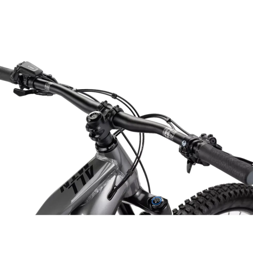 Haibike ALLMTN 4 i800Wh - E-MTB - 2025 - silver/red/black - glossy