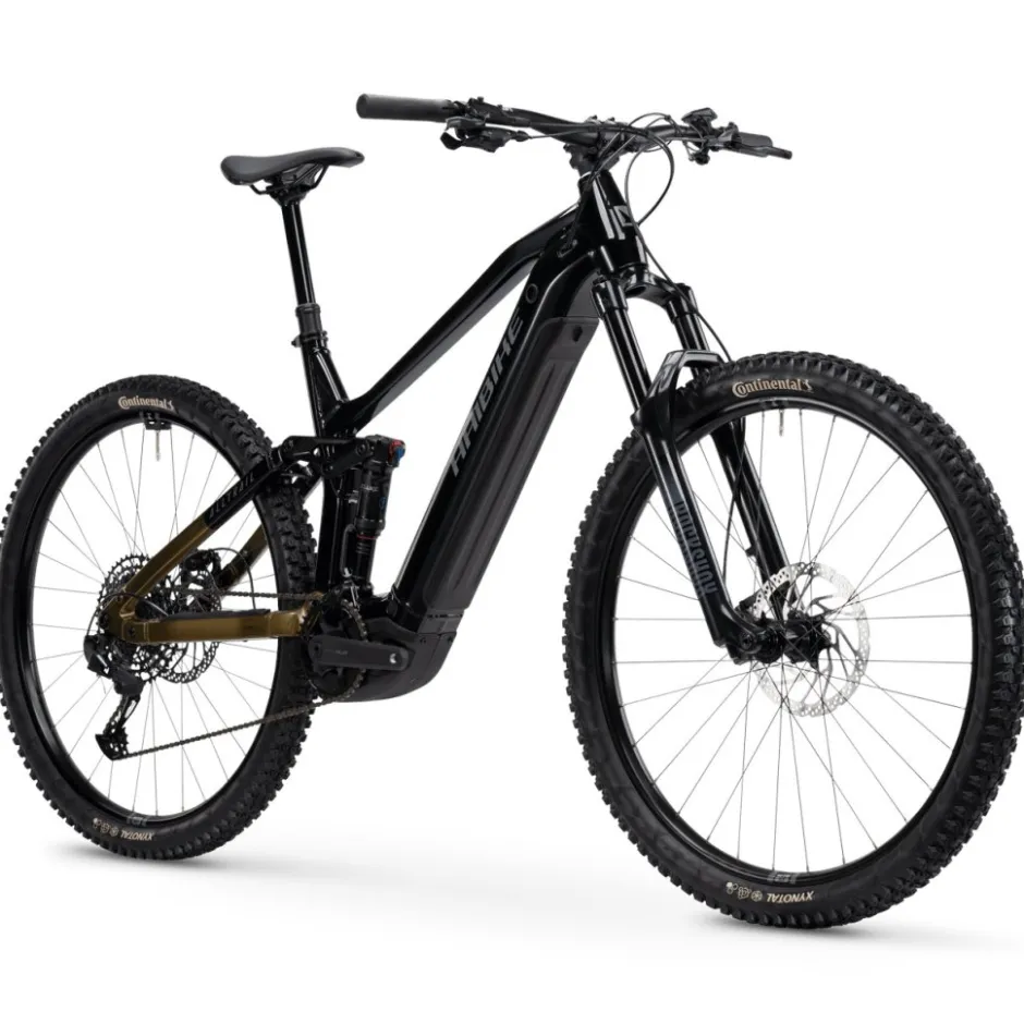 Elektrische Fietsen|E-Mtb Full Suspension < Haibike ALLTRAIL 10 - 29'' E-TB - 2025 - black/ninja gold/grey - glossy
