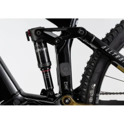 Elektrische Fietsen|E-Mtb Full Suspension < Haibike ALLTRAIL 10 - 29'' E-TB - 2025 - black/ninja gold/grey - glossy