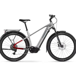 Elektrische Fietsen|Suv E-Bikes < Haibike TREKKING 7 HIGH - 27.5'' Trekking E-Bike - 2025 - soft grey/red/blue - glossy