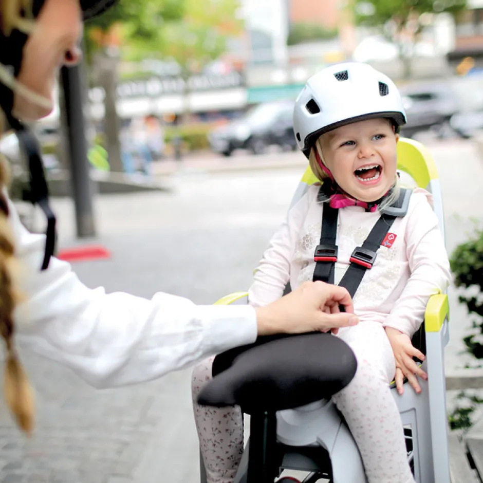 Kinderzitjes < Hamax Amaze Bike Child Seat - grey/lime