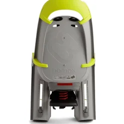 Kinderzitjes < Hamax Amaze Fietsstoeltje voor Kinderen + Adapter voor Drager - grey/lime