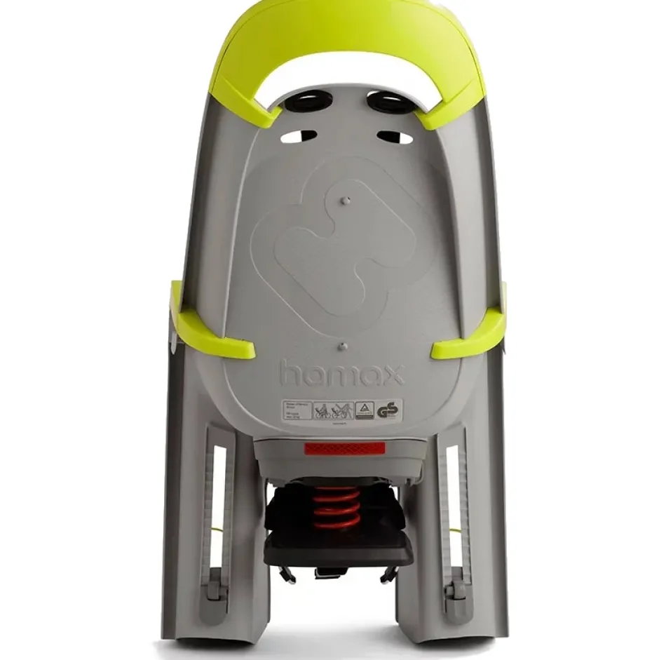 Kinderzitjes < Hamax Amaze Fietsstoeltje voor Kinderen + Adapter voor Drager - grey/lime