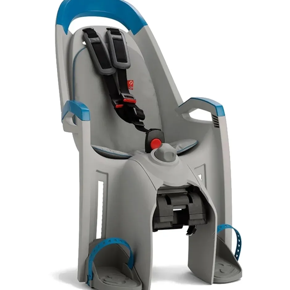 Kinderzitjes < Hamax Amaze Fietsstoeltje voor Kinderen + Adapter voor Drager - grey/petrol blue