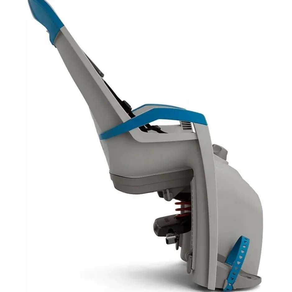 Kinderzitjes < Hamax Amaze Fietsstoeltje voor Kinderen + Adapter voor Drager - grey/petrol blue