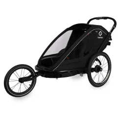 Hamax Breeze Fietskar voor 2 Kinder - Incl. dissel en buggywiel - zwart