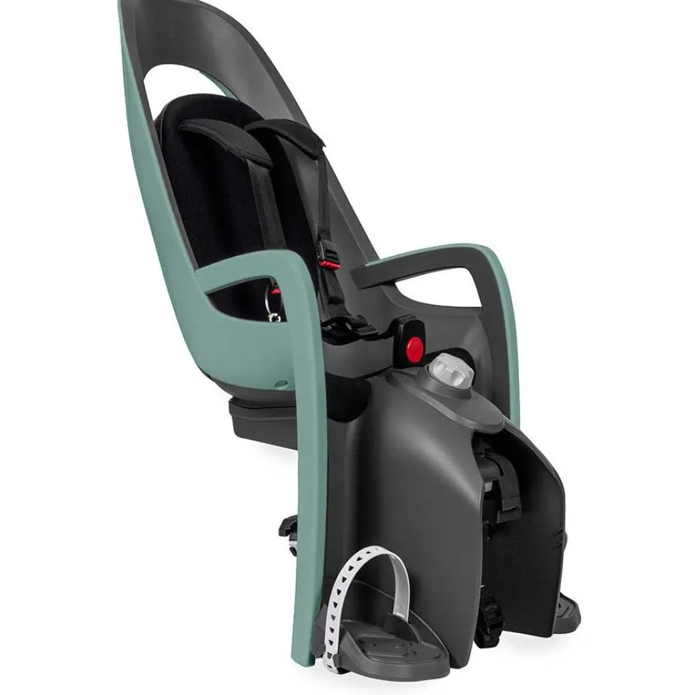 Hamax Caress Fietsstoeltje voor Kinderen voor Montage op de Fietsdrager - green/black