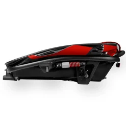 Hamax Outback Bike Trailer for 2 Kids - red / black