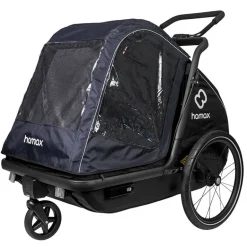 Hondenkarren < Hamax Regenhoes Pluto L - marineblauw/zwart