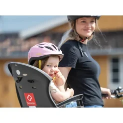 Hamax Siesta Fietsstoeltje voor Kinderen - grijs/zwart