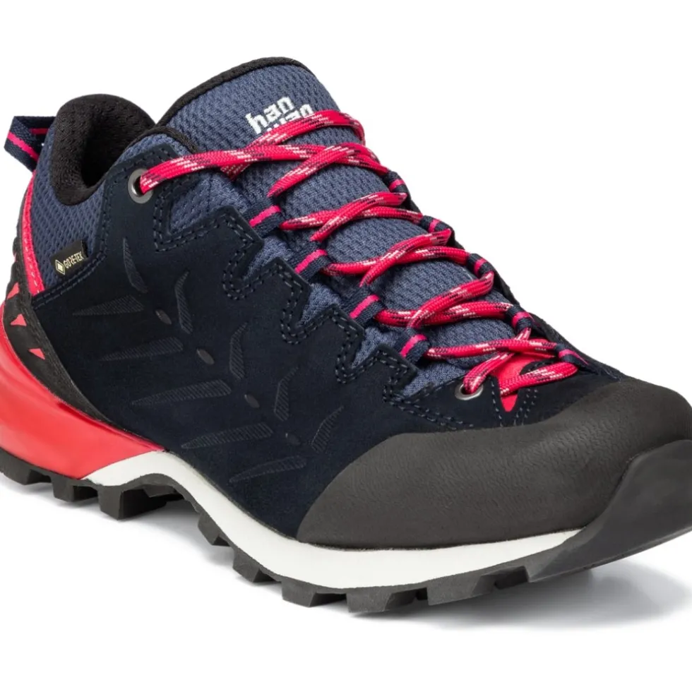 Hanwag Makra Pro Low GTX Approachschoenen Dames - Navy/Roze