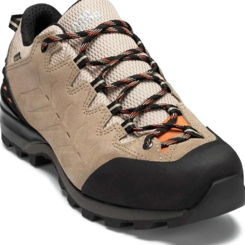 Approachschoenen|Approachschoenen < Hanwag Makra Pro Low GTX Approachschoenen Heren - Lightbrown/Orange