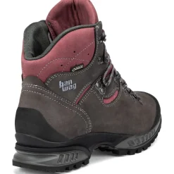Hanwag Tatra II GTX Schoenen Dames - Wide - Asphalt/Dark Garnet