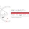 Hebie Fietsstandaard 650 Abstellheld IC 1 - zwart