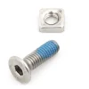 Standaards < Hebie Schroef V2A M6 x 20 mm met Vierkante Moer