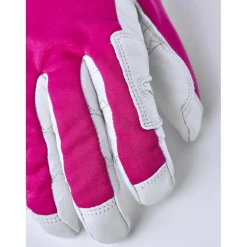 Hestra Ergo Grip Active - 5 Vinger Outdoor Handschoenen - fuchsia/offwhite