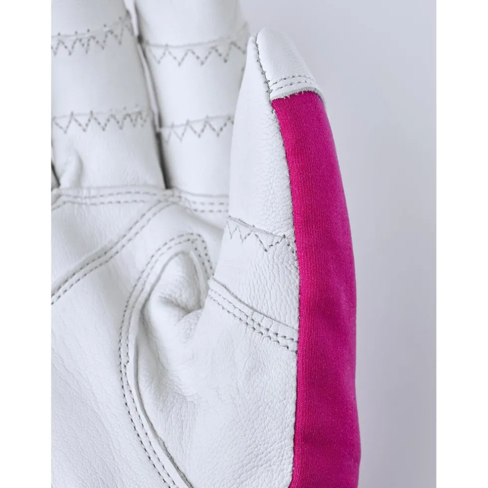 Hestra Ergo Grip Active - 5 Vinger Outdoor Handschoenen - fuchsia/offwhite
