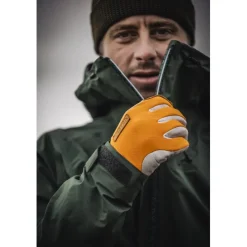 Handschoenen < Hestra Ergo Grip Active Wool Terry - 5 Vinger Outdoor Handschoenen - orange/offwhite
