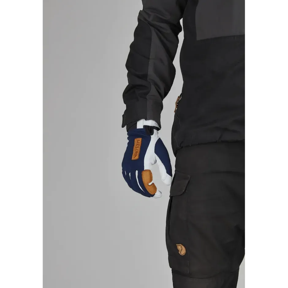 Handschoenen < Hestra Ergo Grip Active Wool Terry - 5 Vinger Handschoenen - dark forest/black
