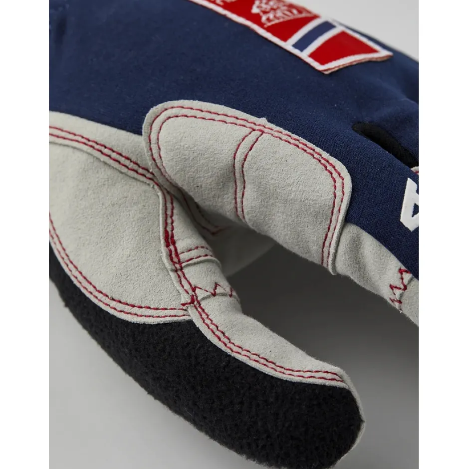 Handschoenen < Hestra Ergo Grip Windstopper Race - 5 Vinger Langlauf Handschoenen - navy