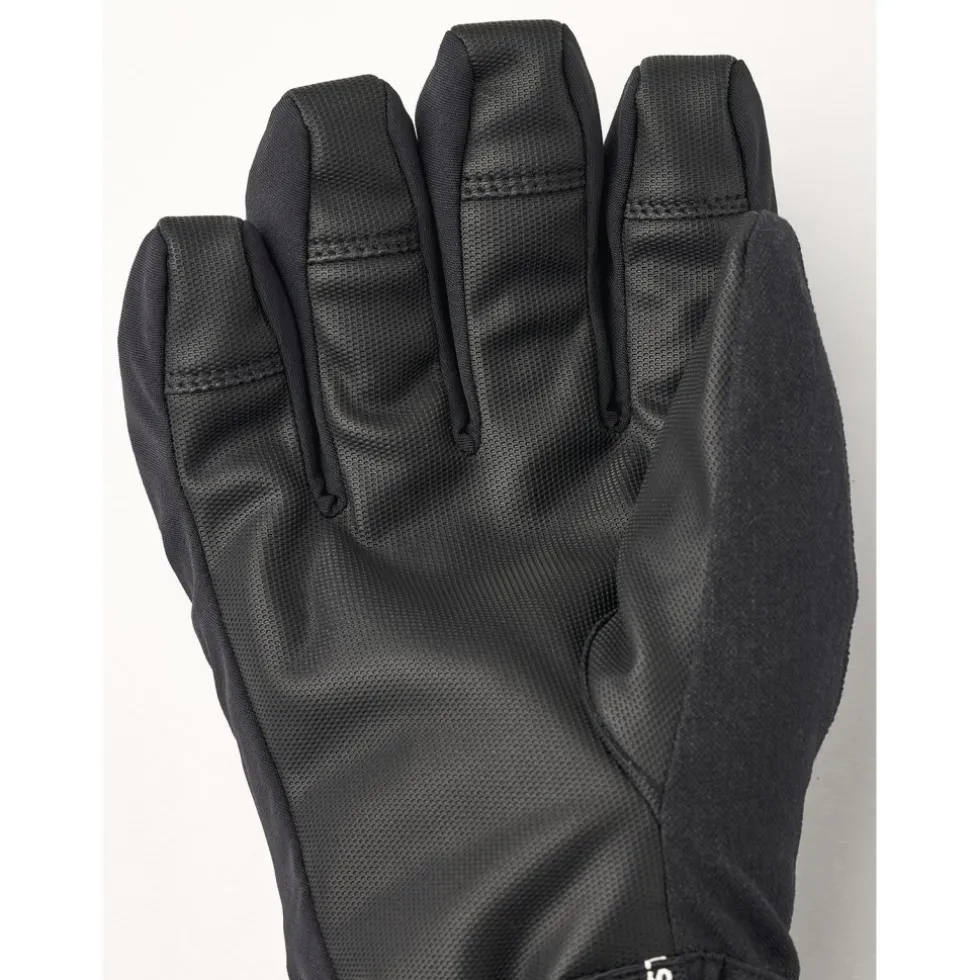 Hestra Gore-Tex Perform - 5 Vinger Skihandschoenen - zwart/zwart
