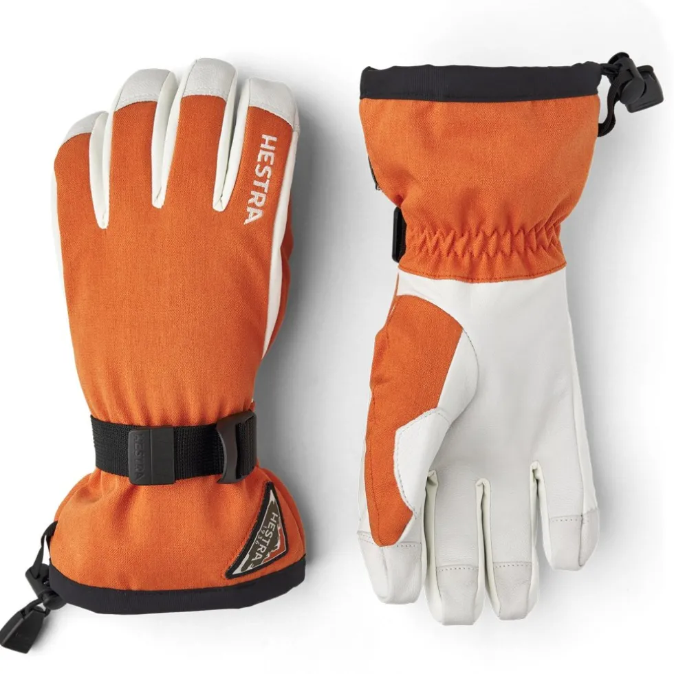 Hestra Powder Gauntlet - 5 Vinger Skihandschoenen - brick red