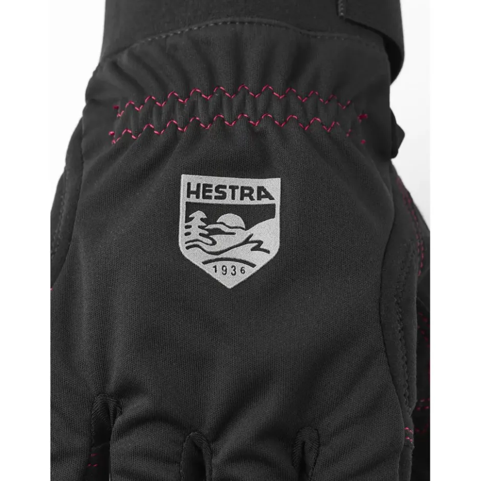 Mtb-Handschoenen < Hestra Ergo Grip Long 5 Vinger Fietshandschoenen - zwart
