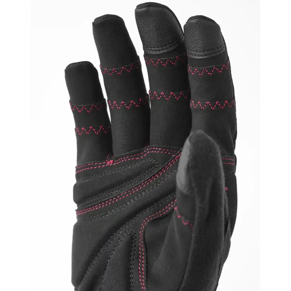 Mtb-Handschoenen < Hestra Ergo Grip Long 5 Vinger Fietshandschoenen - zwart