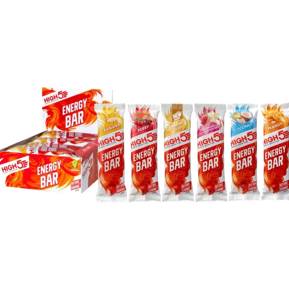 Outdoor Maaltijden < High5 Energy Bar - Koolhydraat Reep - 12x55g