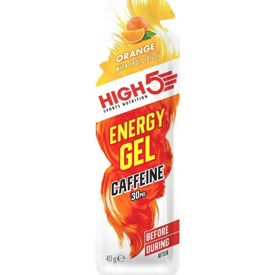 Outdoor Maaltijden < High5 Energy Gel Caffeine - Koolhydraatgel + Cafeïne - 5x40g