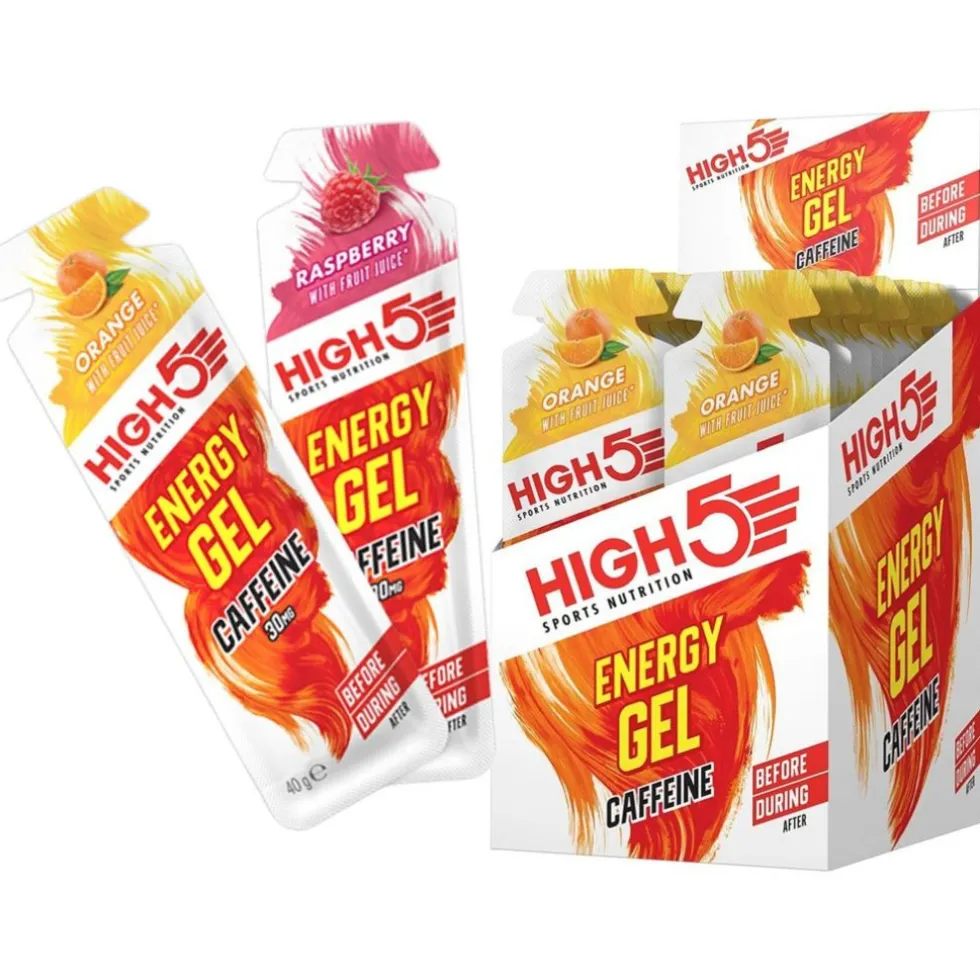 High5 Energy Gel Caffeine - Koolhydraatgel + Cafeïne - 20x40g