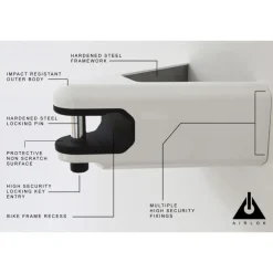 Hiplok Airlok Hanger Lock - white