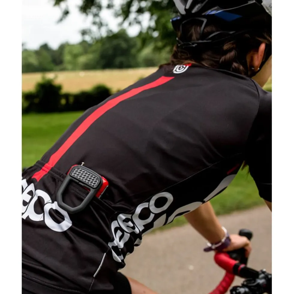 Hiplok FX Kabelslot 100cm met Reflector - rood