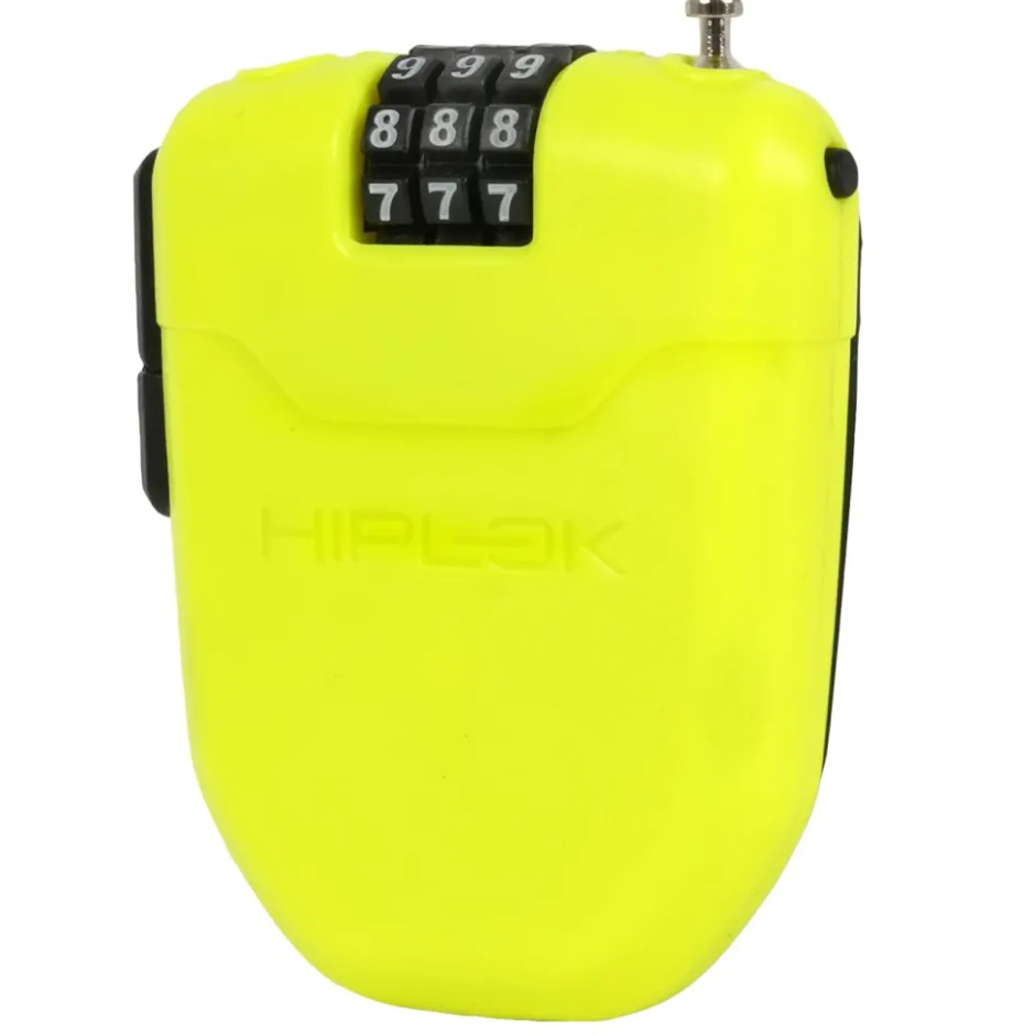 Kabelsloten|Cijfersloten < Hiplok FX Kabelslot 100cm met Reflector - lime