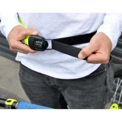 Hiplok Spin Draagbaar 75cm Kettingslot - all black