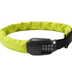 Kettingsloten|Cijfersloten < Hiplok Spin Draagbaar 75cm Kettingslot - neon yellow