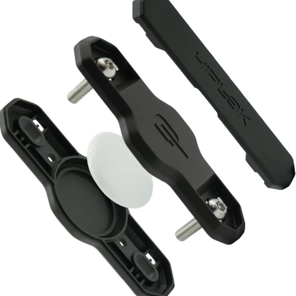 Hiplok Track AirTag-houder - all black