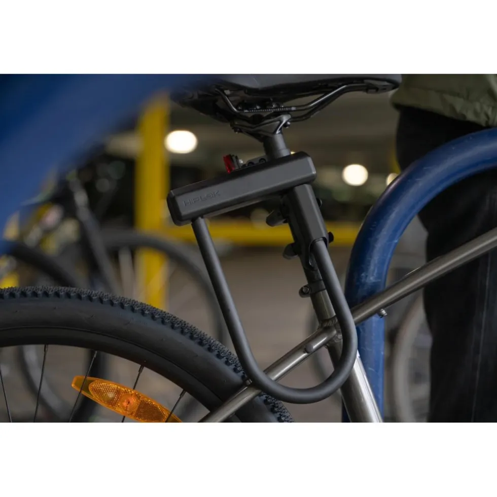 Hiplok Urban D Beugelslot met framebevestiging - all black