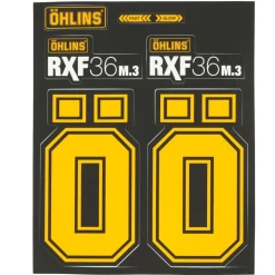 Stickers < ÖHLINS 29" RXF36 M.3 Sticker Kit - geel