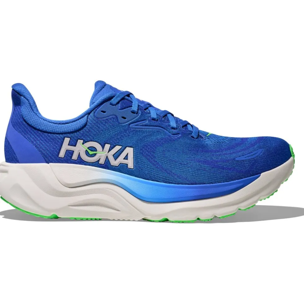 Hoka Arahi 8 Hardloopschoenen Heren - cobalt blue / neon green