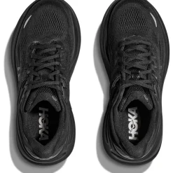 Hoka Bondi 9 Hardloopschoenen Heren - zwart / zwart