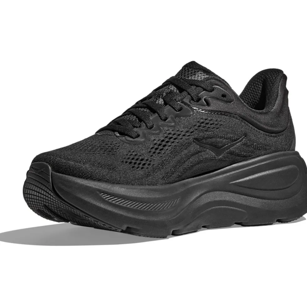 Hoka Bondi 9 Hardloopschoenen Heren - zwart / zwart